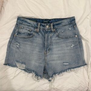 Denim Distressed Women Shorts